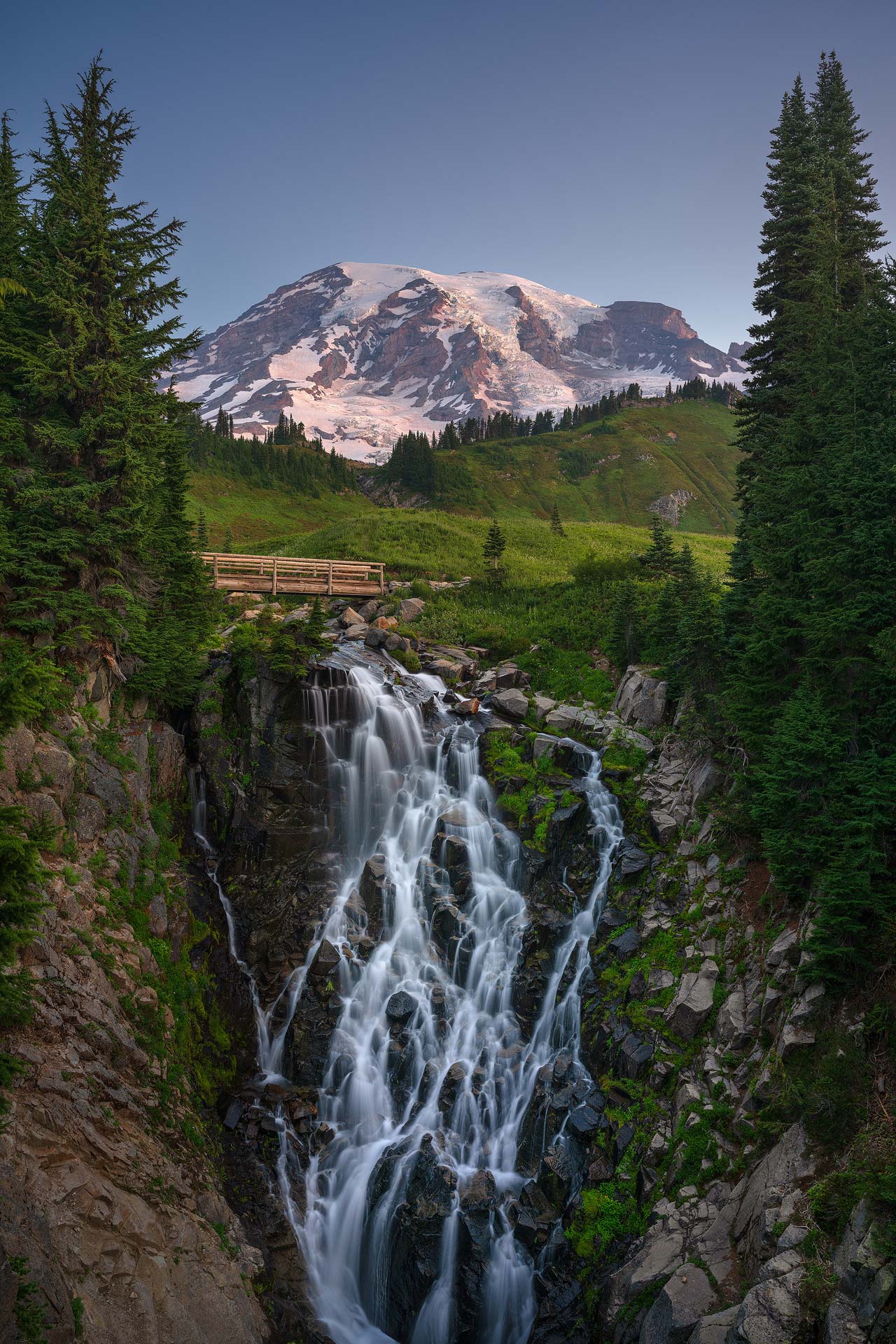 Myrtle Falls in the Paradise Valley