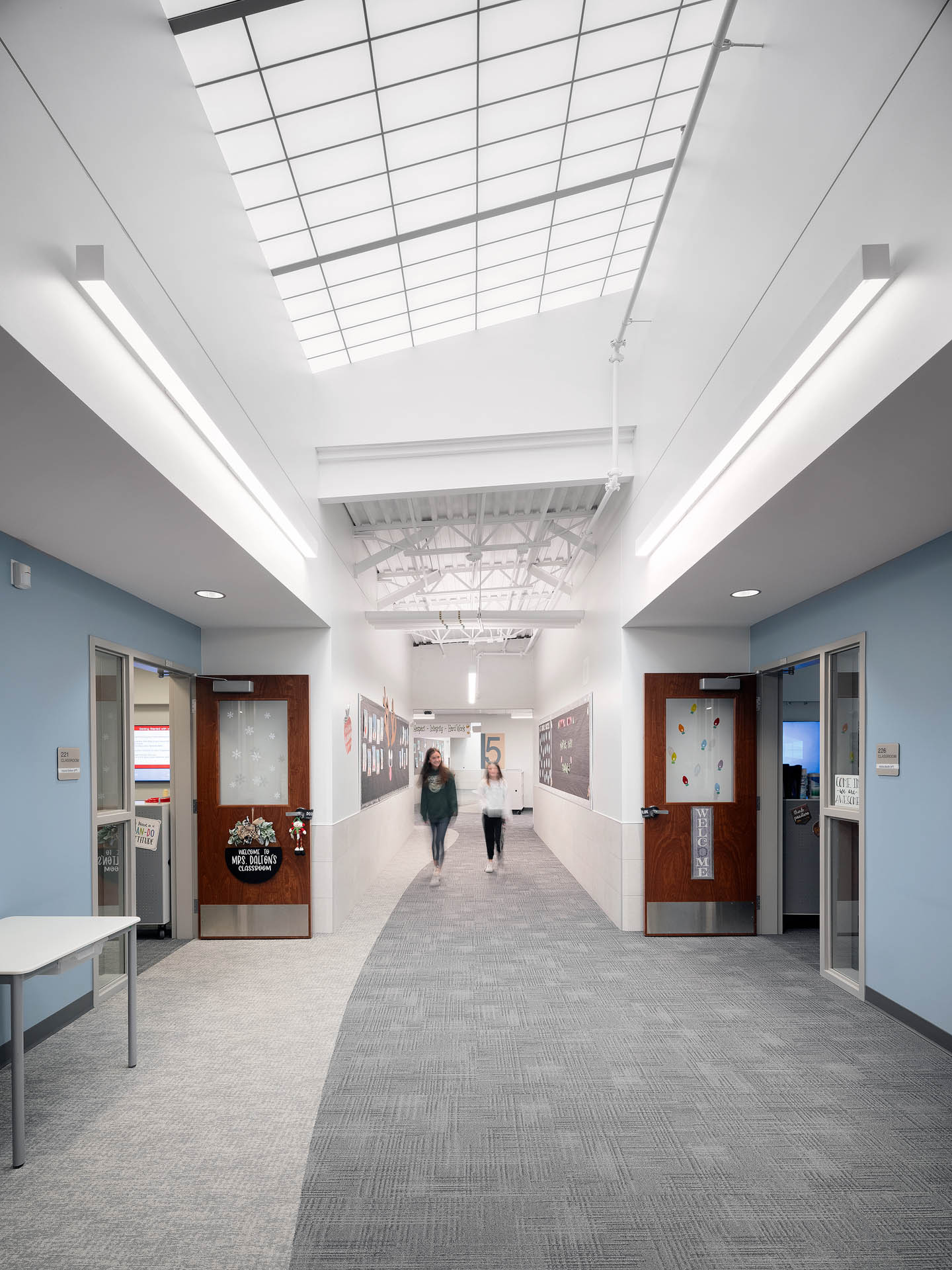 Interior Hallway Natural Light Two - UCCS Anschutz Engineering Center - Diggles Photography