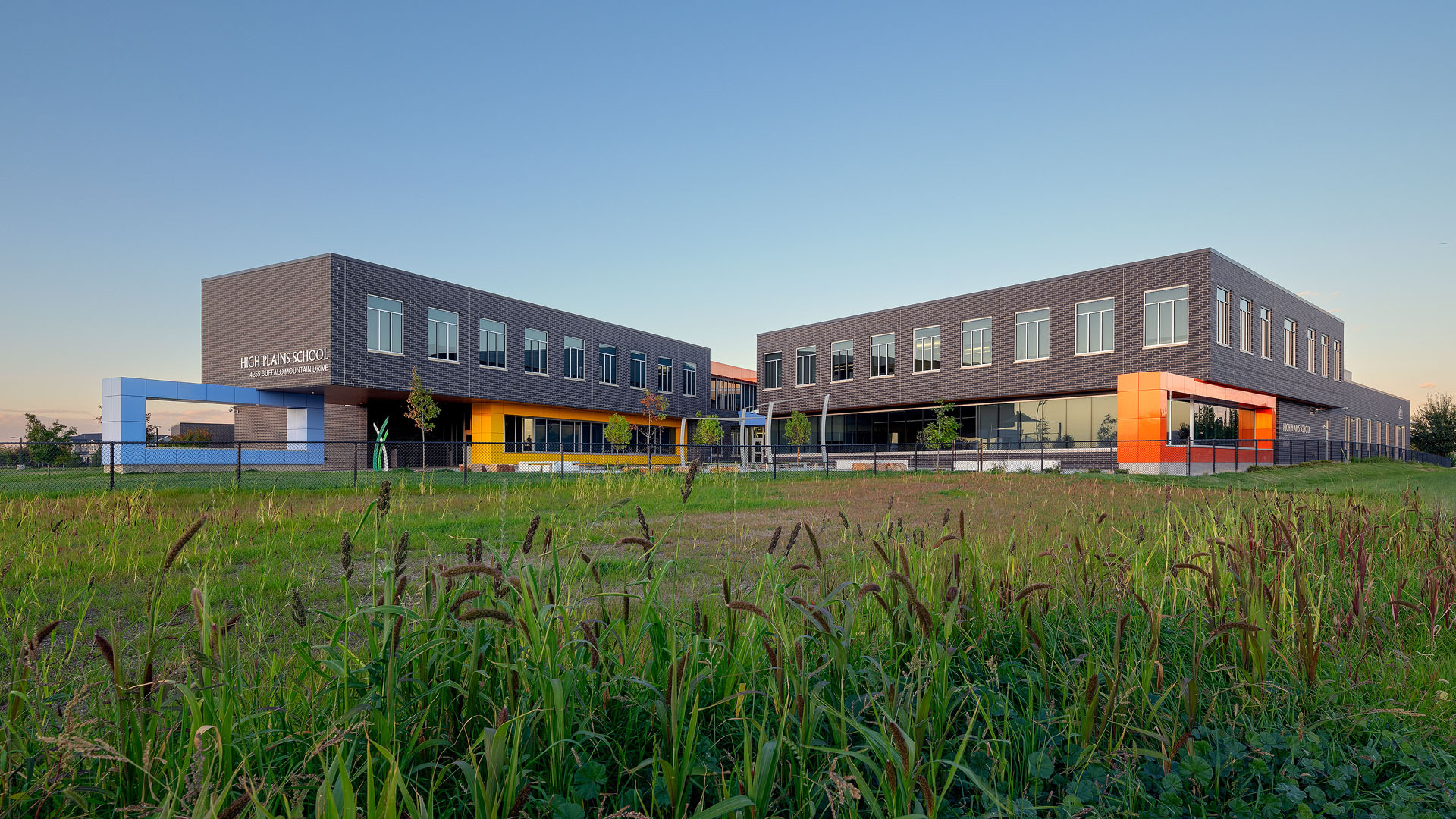 High Plains ES Exterior Three - RB+B Architects - Diggles Photography