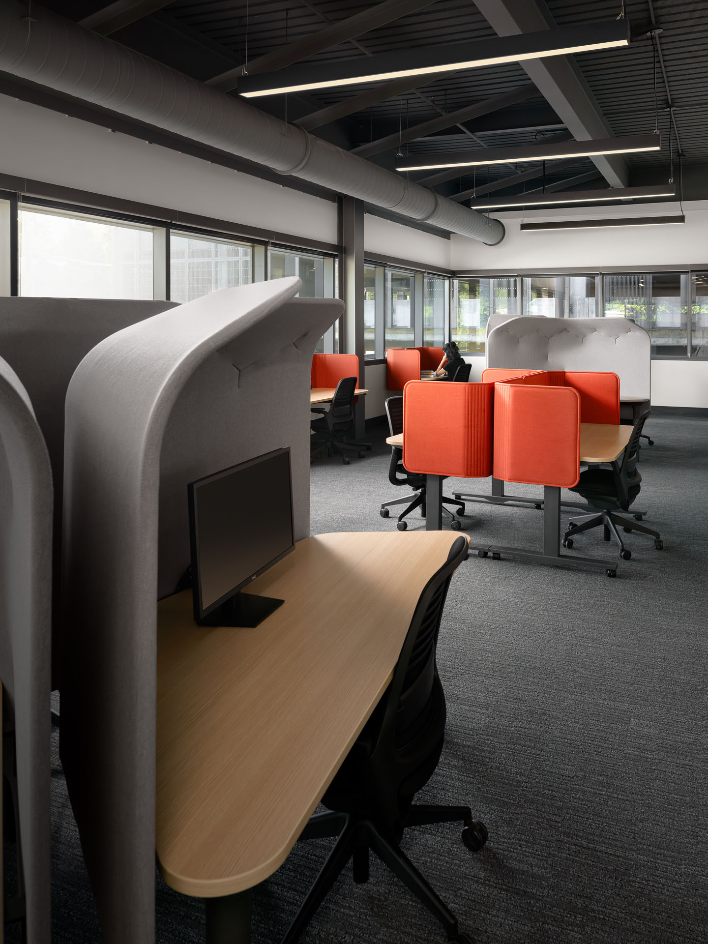 Interior 2nd Floor Study Area - Colorado School of Mines Beck Venture Center - Diggles Photography