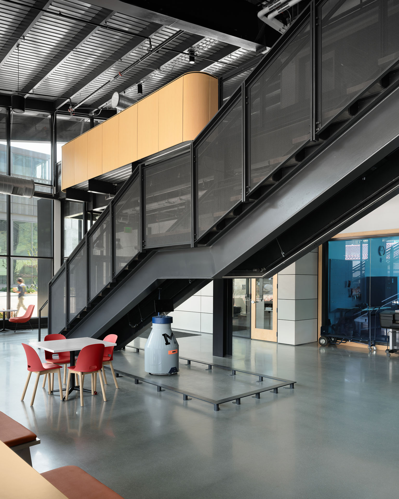 Interior Stairway One - Colorado School of Mines Labriola Innovation Hub - Diggles Photography