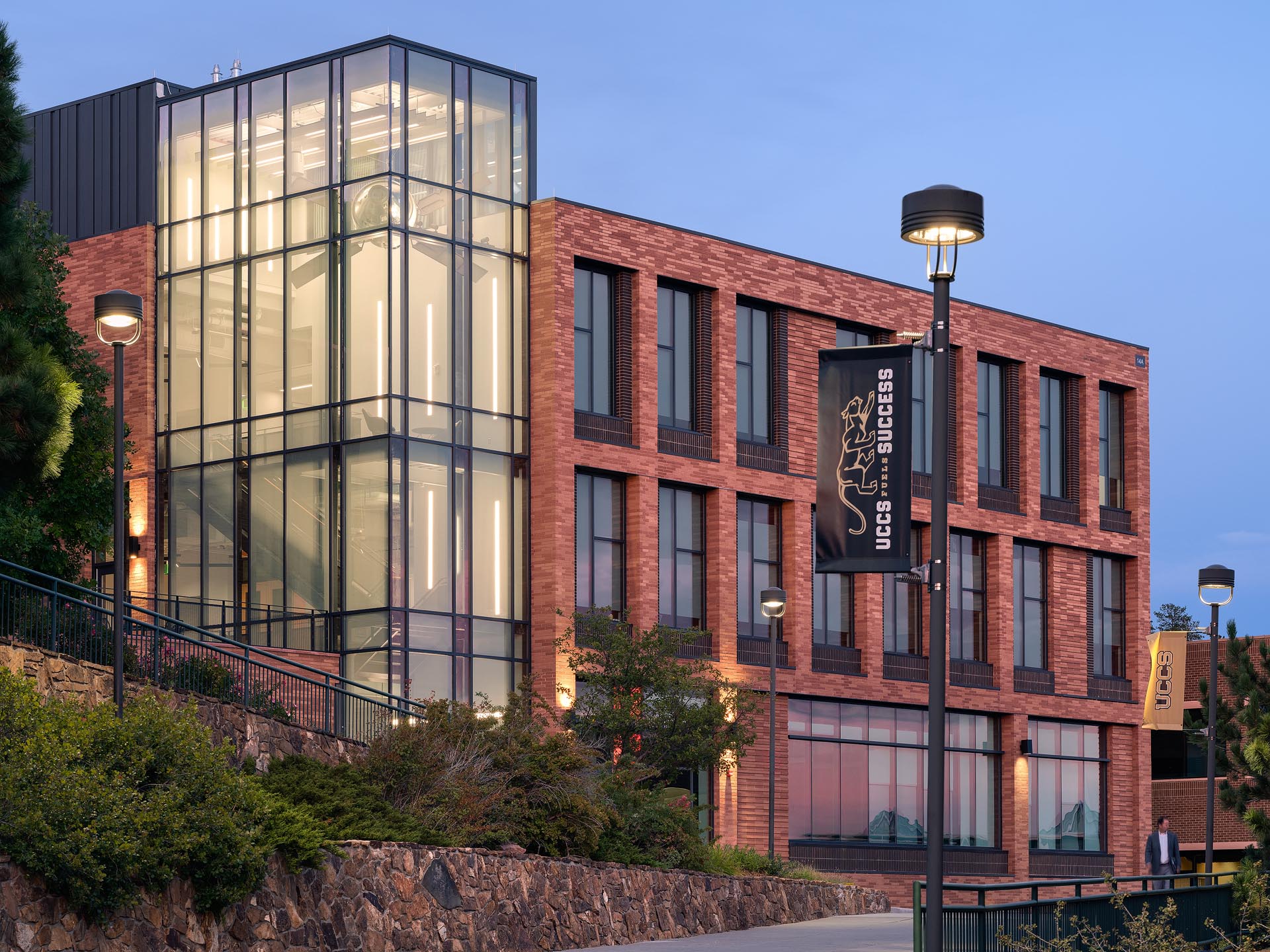 Dusk - UCCS Anschutz Engineering Center - Diggles Photography